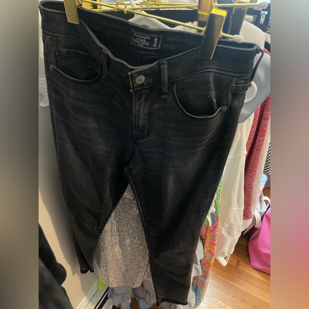 Abercrombie and Fitch Women's Black Skinny Jeans